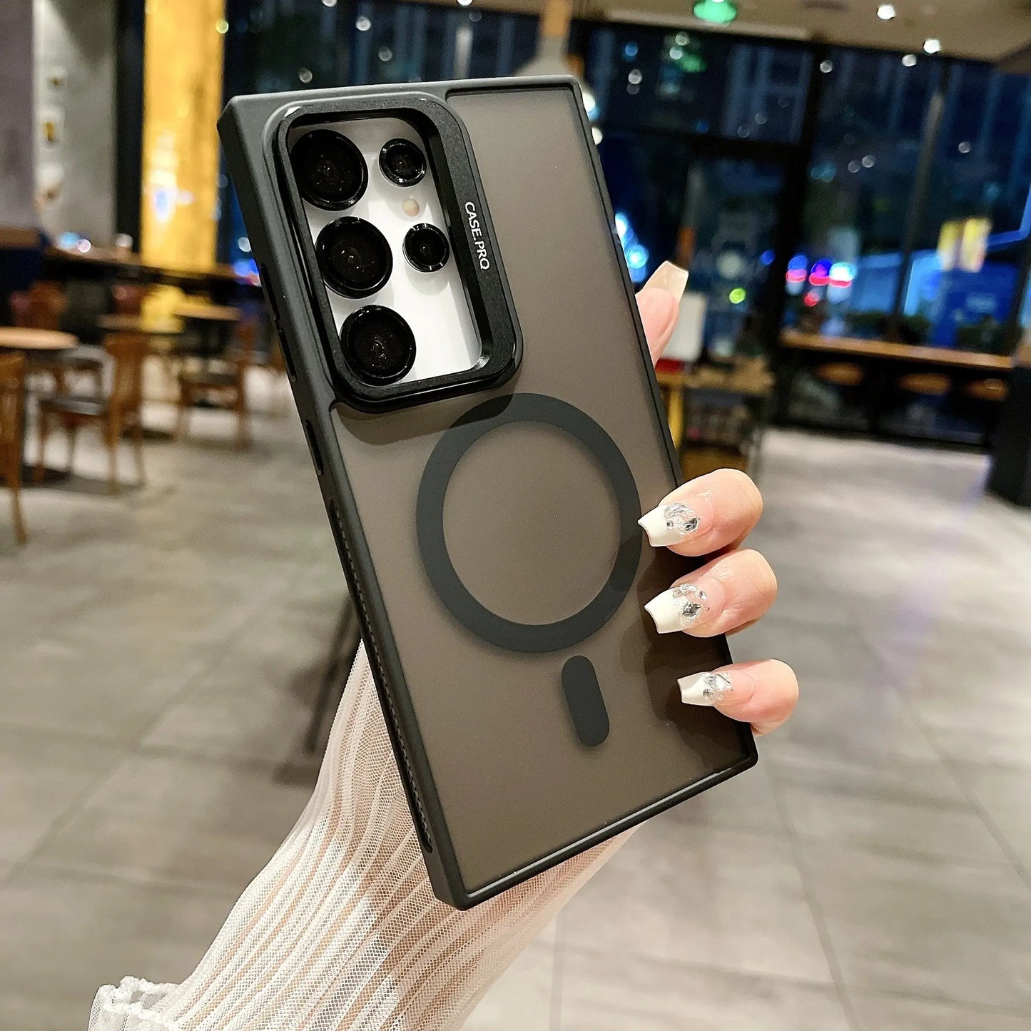 Étui de luxe magnétique pour Samsung Galaxy