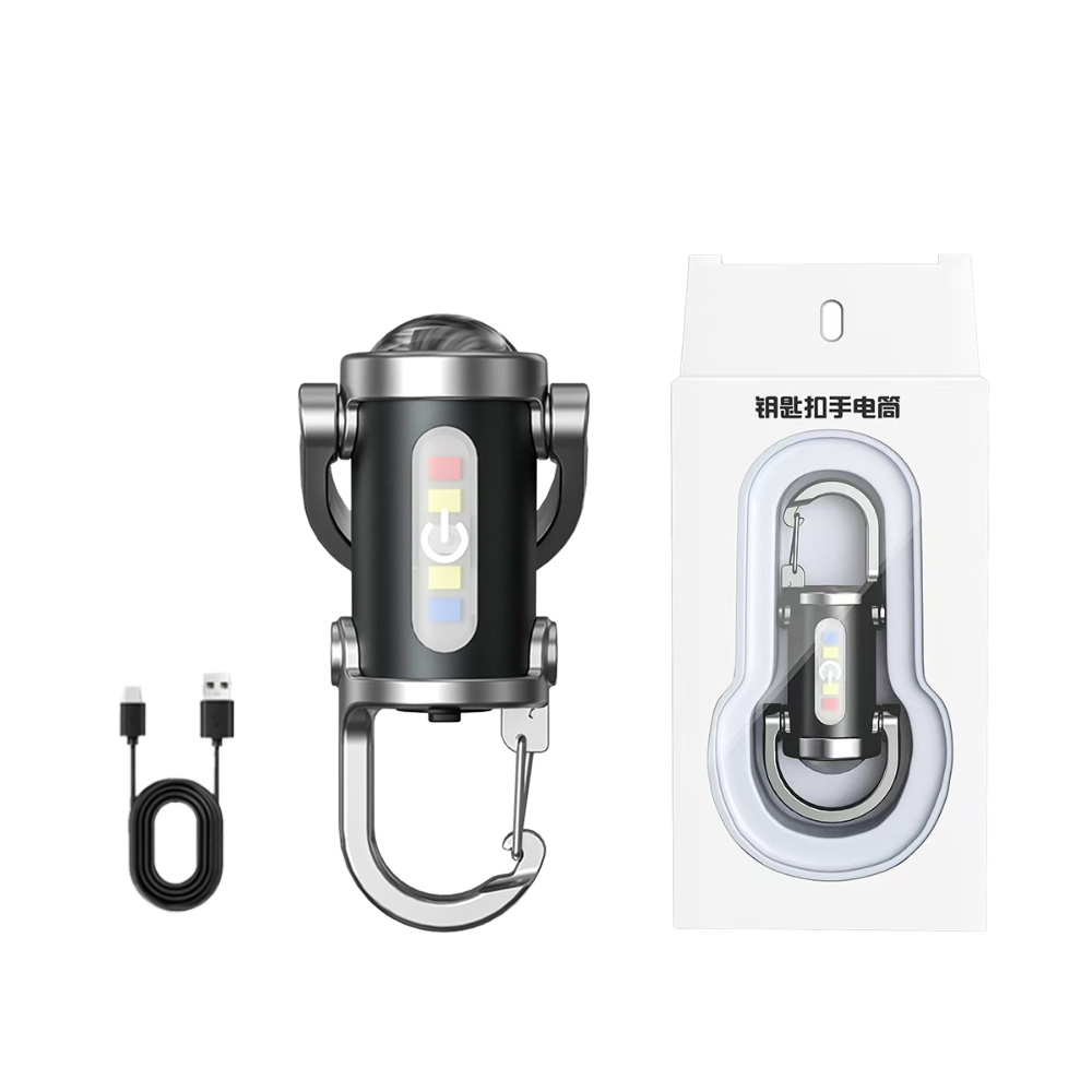 Petite lampe de poche porte-clés