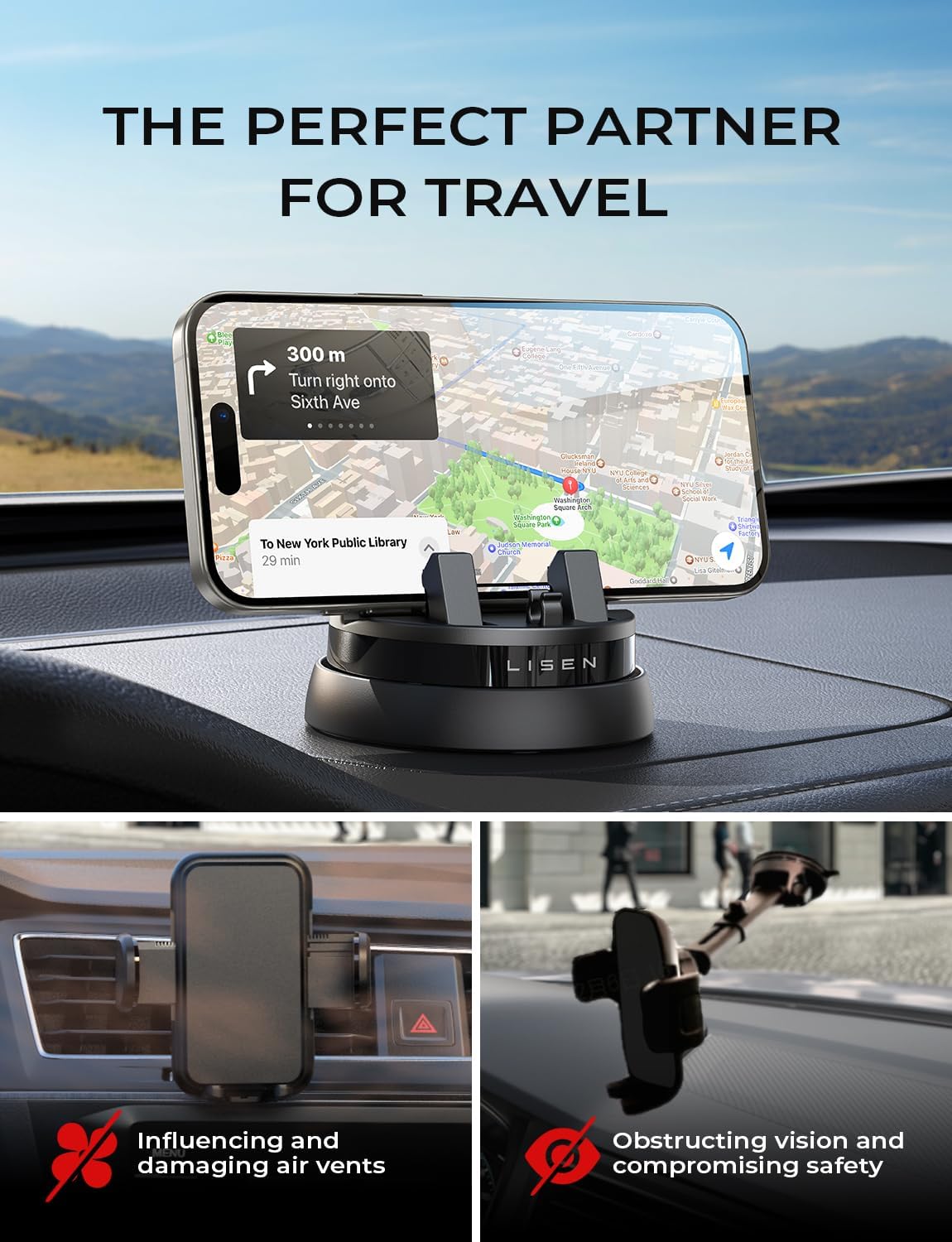 Support Rotatif LISEN - Téléphones et Tablettes