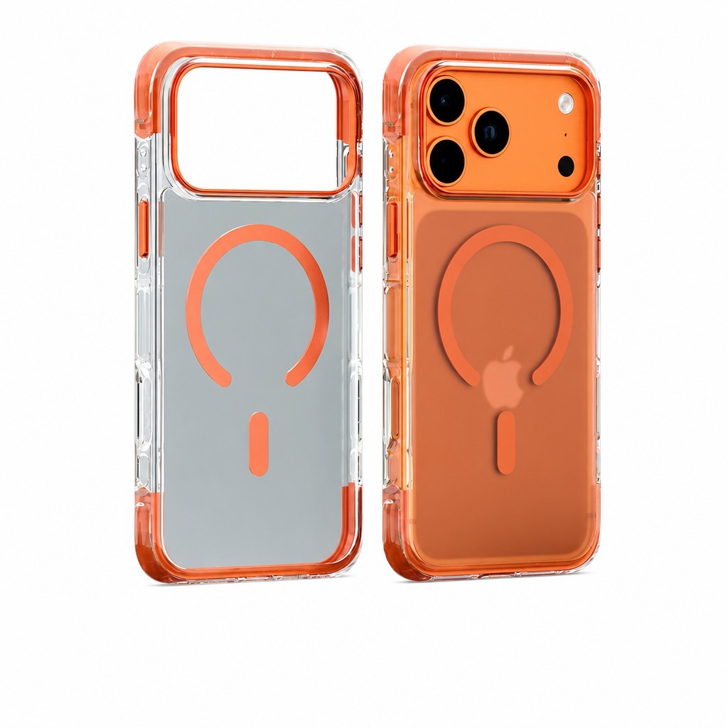 Coque MagSafe transparente en silicone + Étui détachable OFFERT