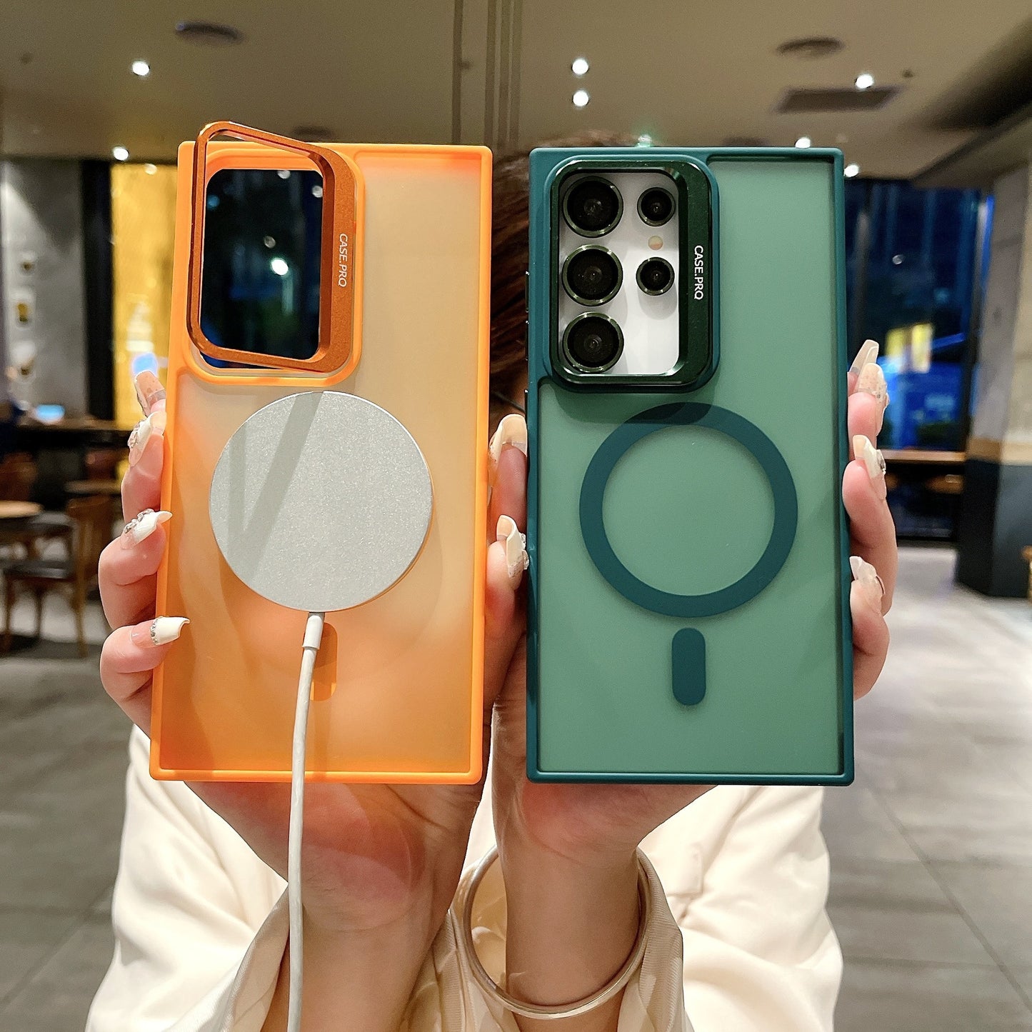 Étui de luxe magnétique pour Samsung Galaxy