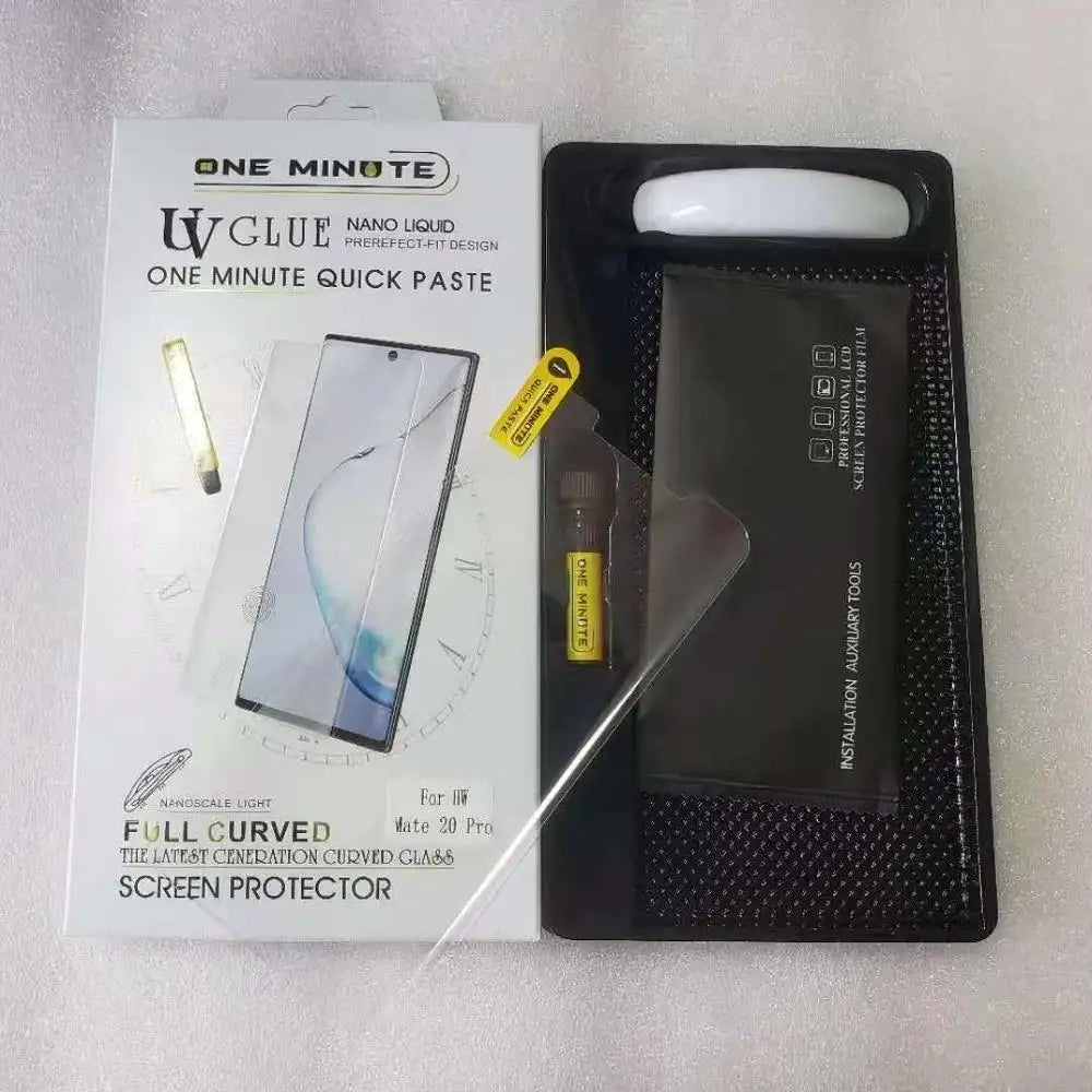 Protecteur d'écran en verre trempé UV pour Samsung