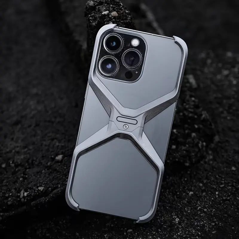 Boîtier magnétique en titane pour iPhone